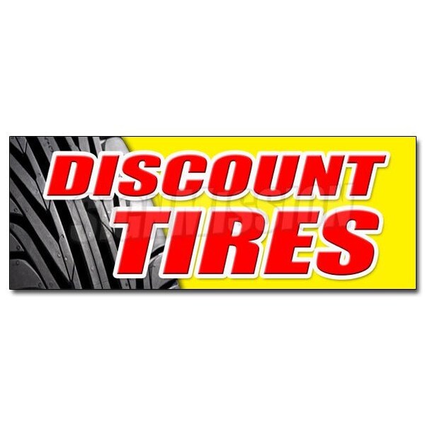 DISCOUNT TIRES DECAL sticker sale installation balance alignment service, D-36 Discount Tires
